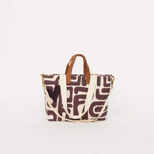 Commuter - Fig Kuba with Dark Purple Beaded Heart