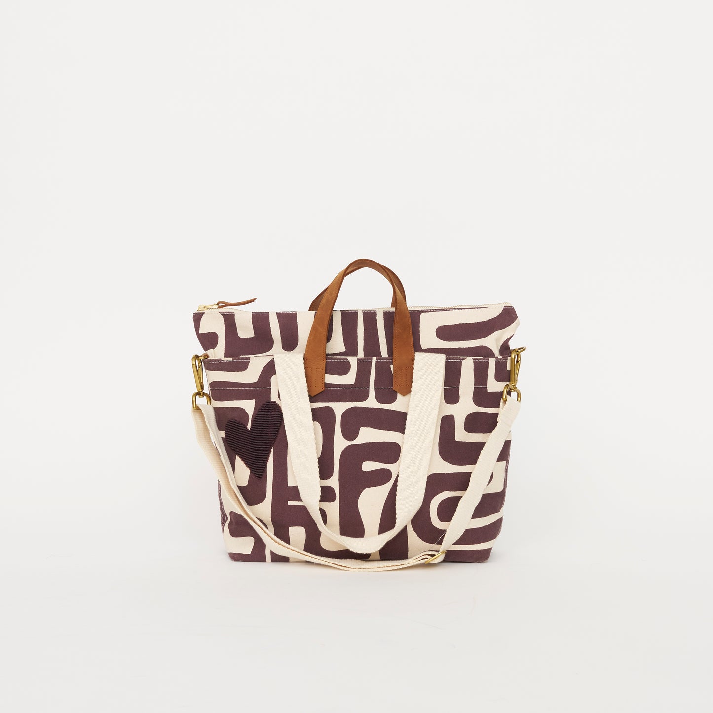 Commuter - Fig Kuba with Dark Purple Beaded Heart