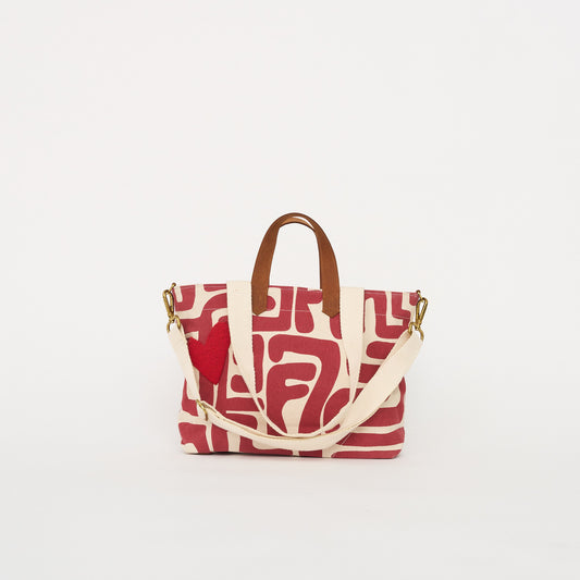 Commuter - Merlot Kuba with Beaded Heart