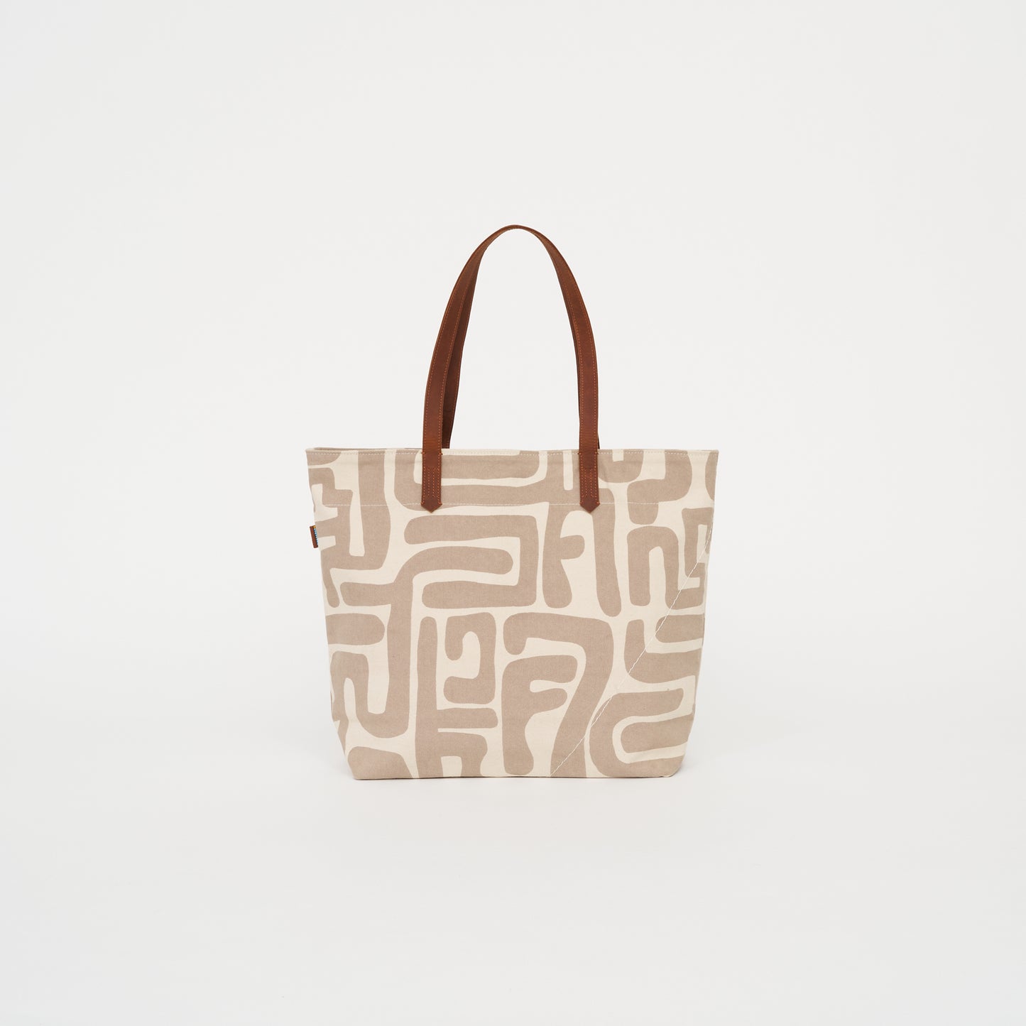 Go-To Tote – Sand Kuba with Pearl Beaded Heart