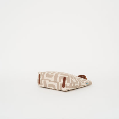 Go-To Tote – Sand Kuba with Pearl Beaded Heart