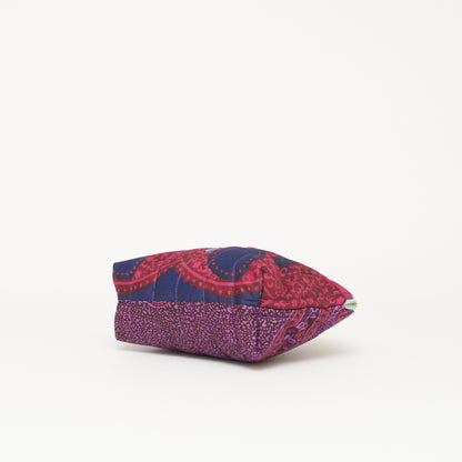 Kanga Pouch with Beaded Love - Raspberry