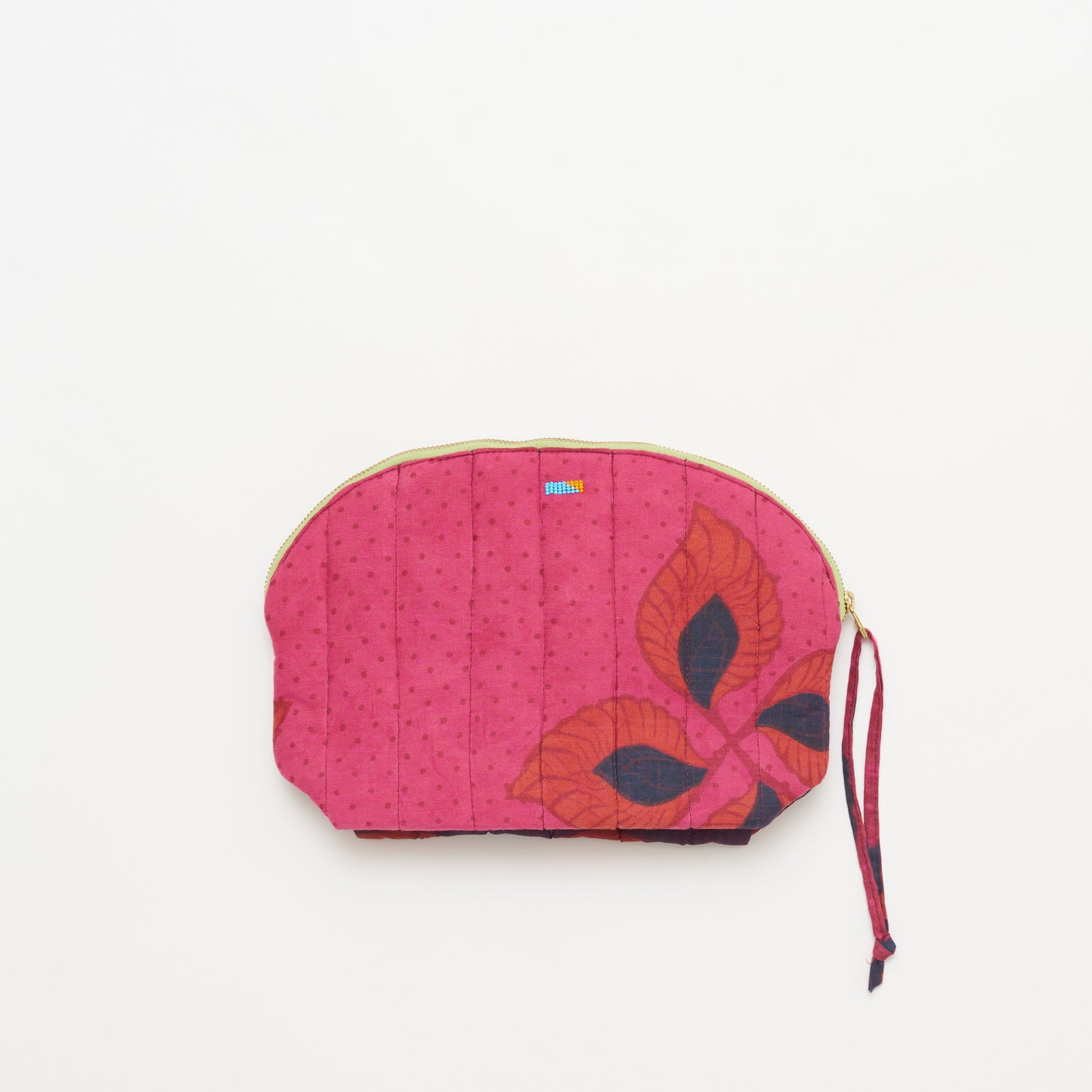 Kanga Pouch with Beaded Love - Pink