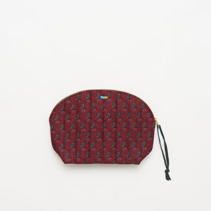 Kanga Pouch with Beaded Hearts - Cedar Leaf