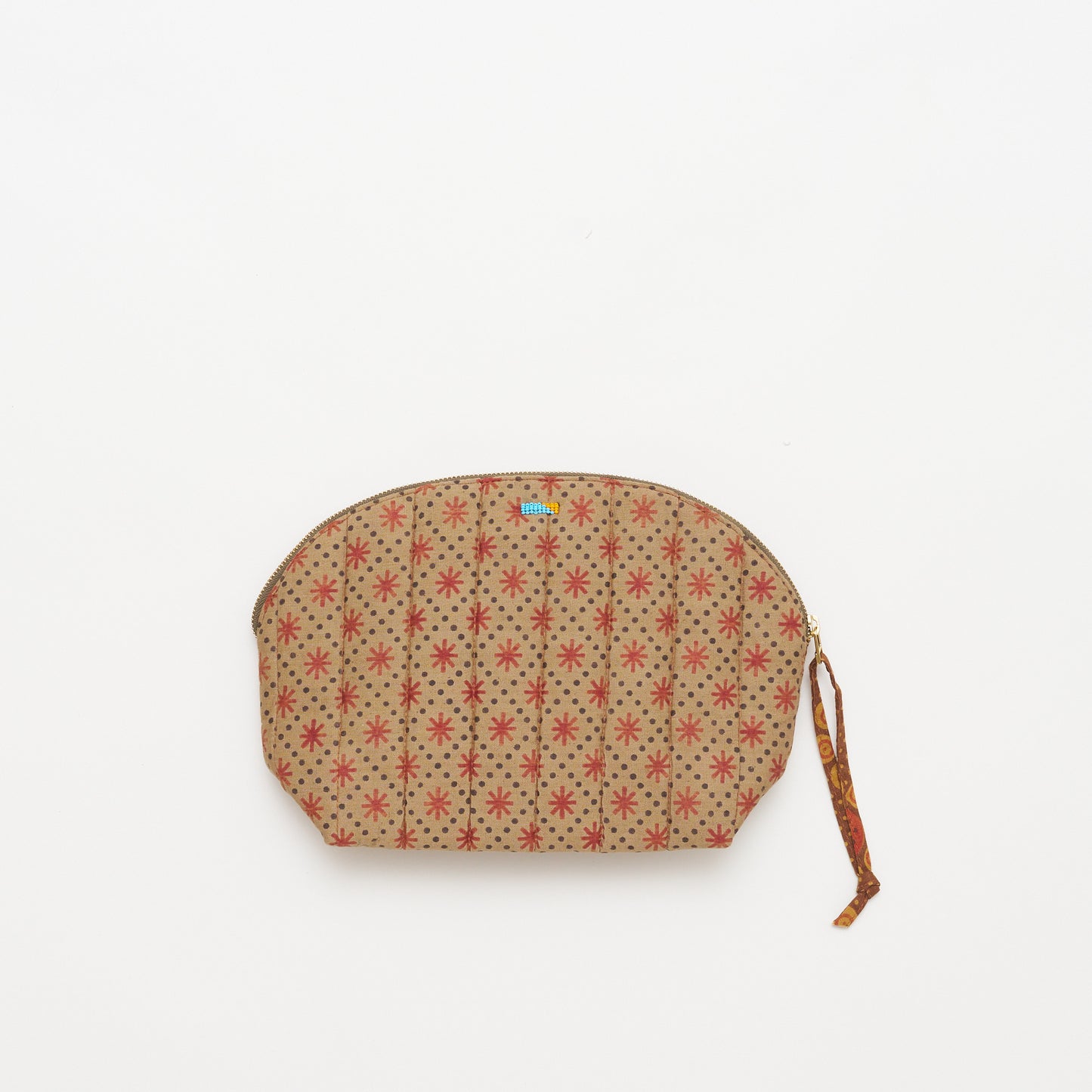 Kanga Pouch with Beaded Hearts - Golden Sunflower