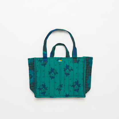 Kanga Tote with Beaded Love - Sage