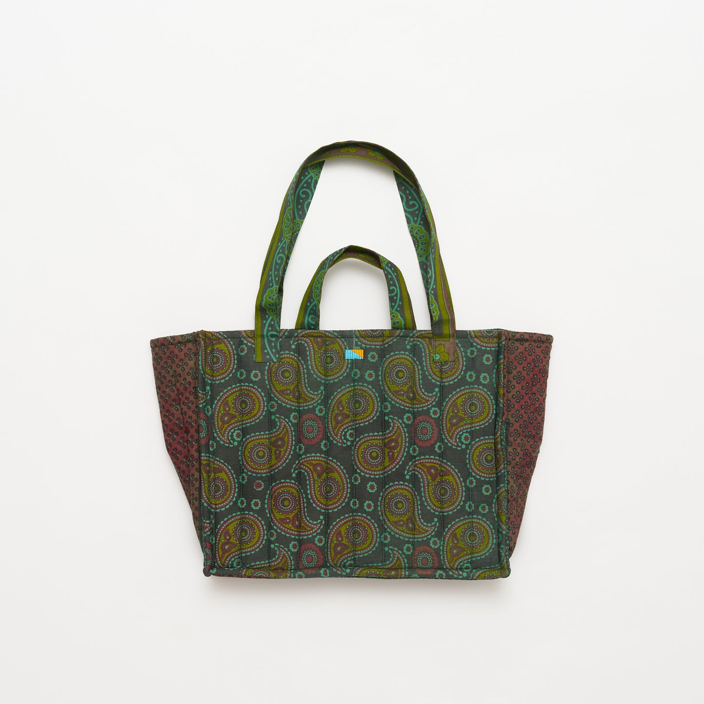 Kanga Tote with Beaded Love - Fern Meadow