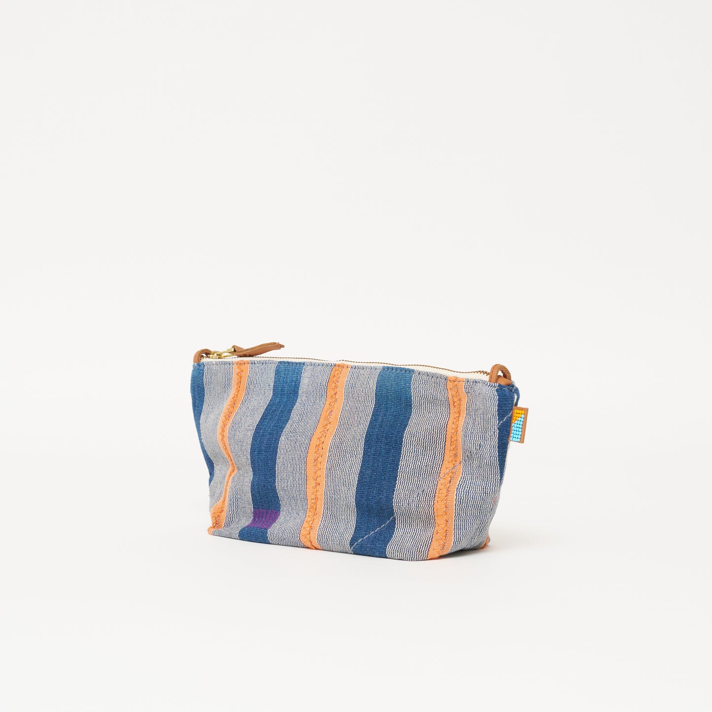 Large Convertible Pouch - African Baule Cloth #03