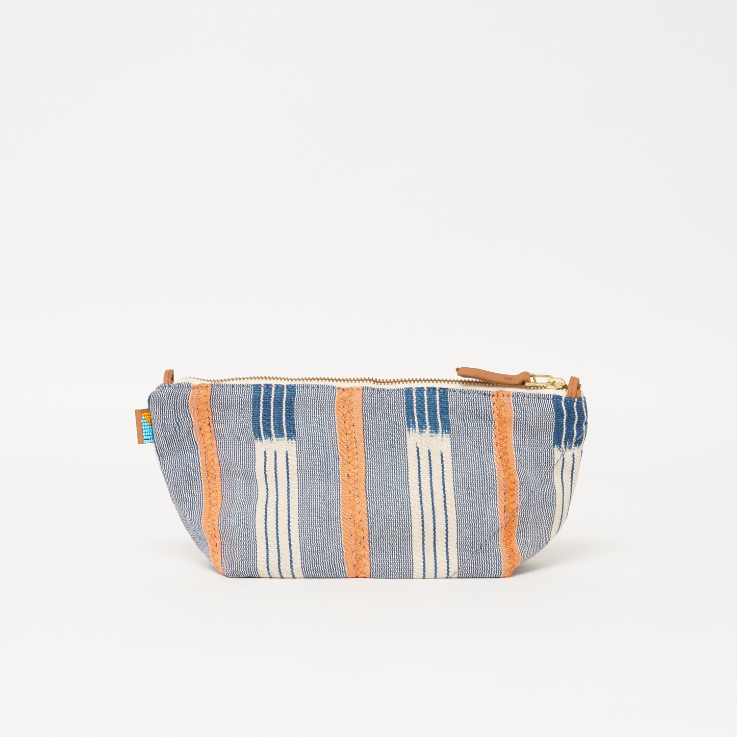 Large Convertible Pouch - African Baule Cloth #03