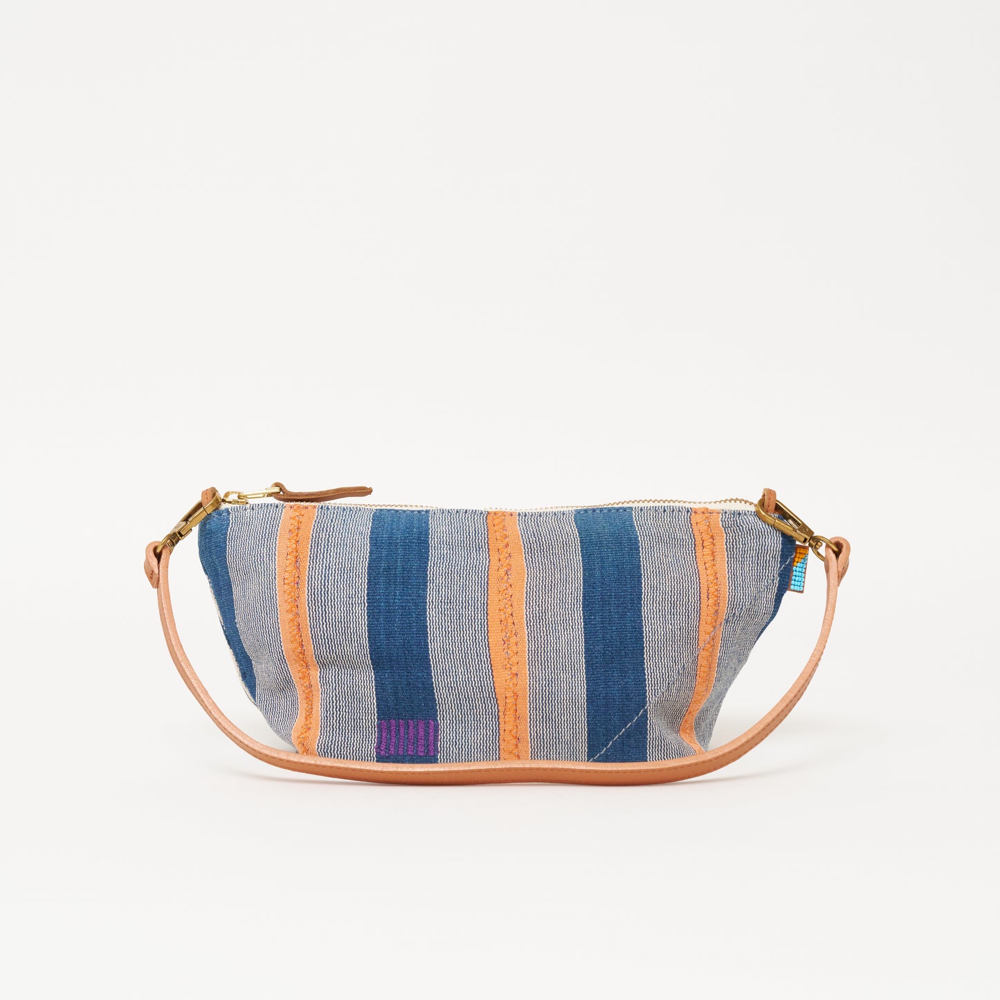 Large Convertible Pouch - African Baule Cloth #03