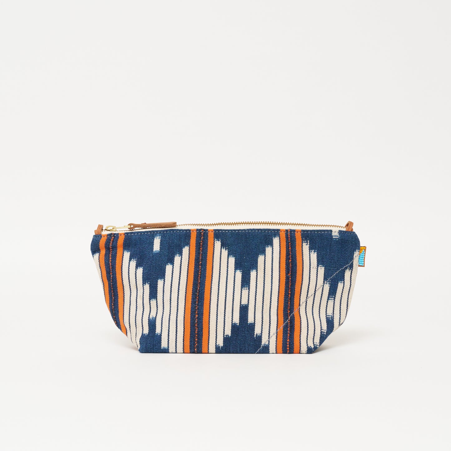 Large Convertible Pouch - African Baule Cloth #04