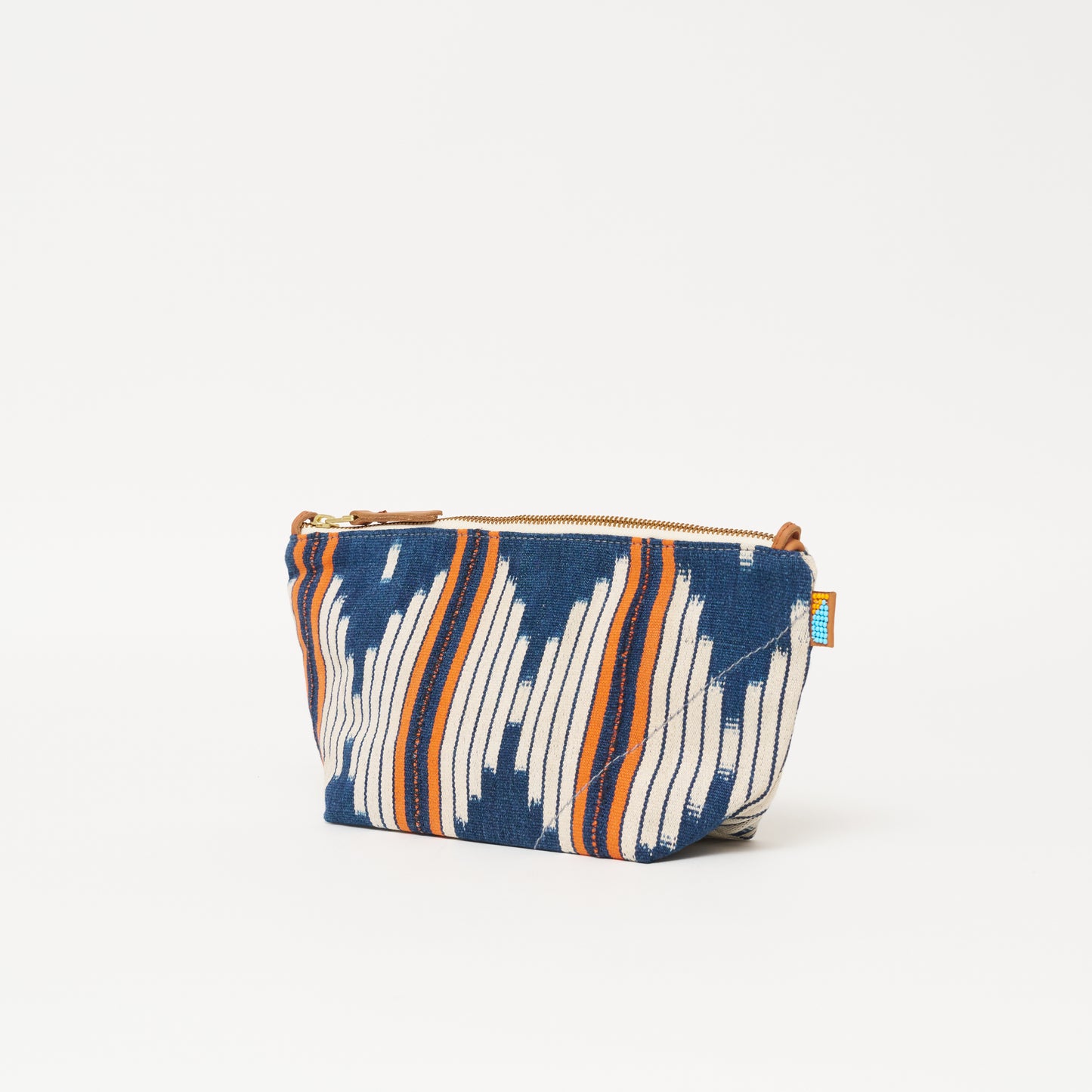 Large Convertible Pouch - African Baule Cloth #04