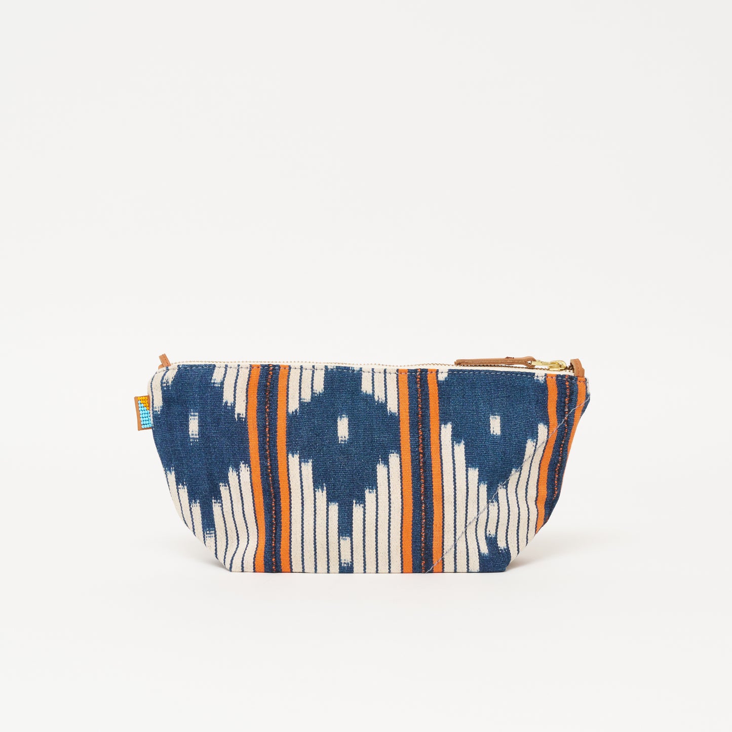 Large Convertible Pouch - African Baule Cloth #04