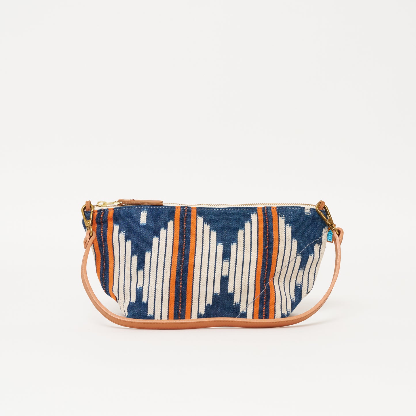 Large Convertible Pouch - African Baule Cloth #04