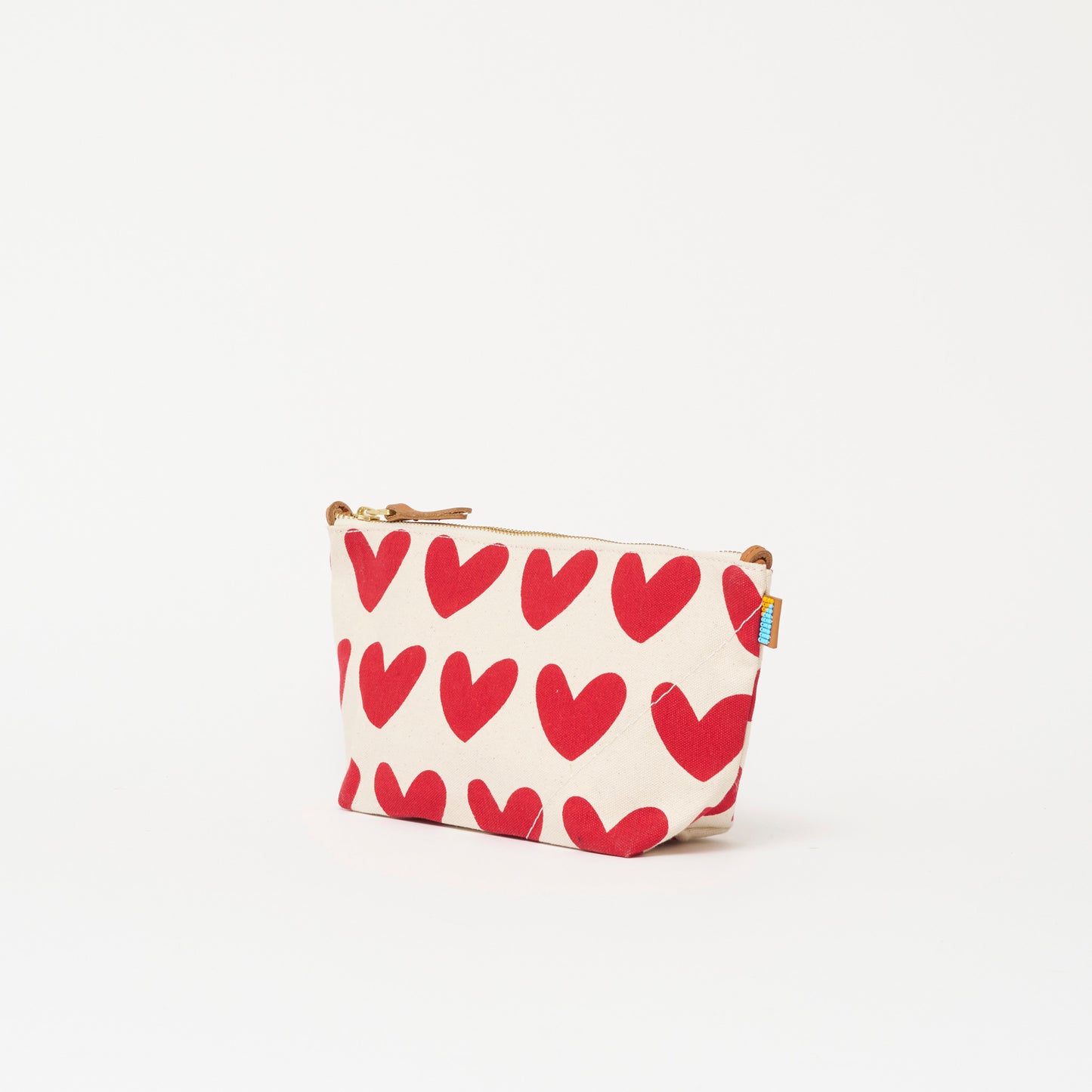 Large Convertible Pouch - Lots of Love Red