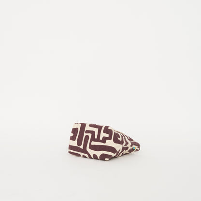 The Mini - Fig Kuba with Dark Purple Beaded Heart Charm