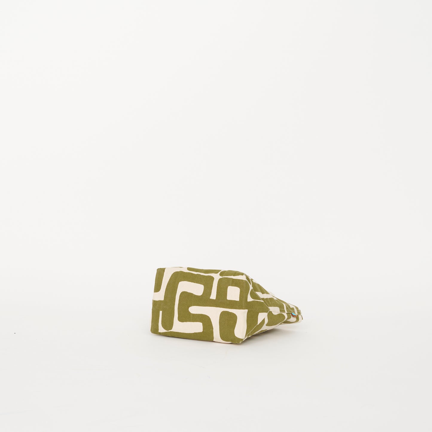 The Mini - Moss Kuba with Brown Beaded Heart Charm