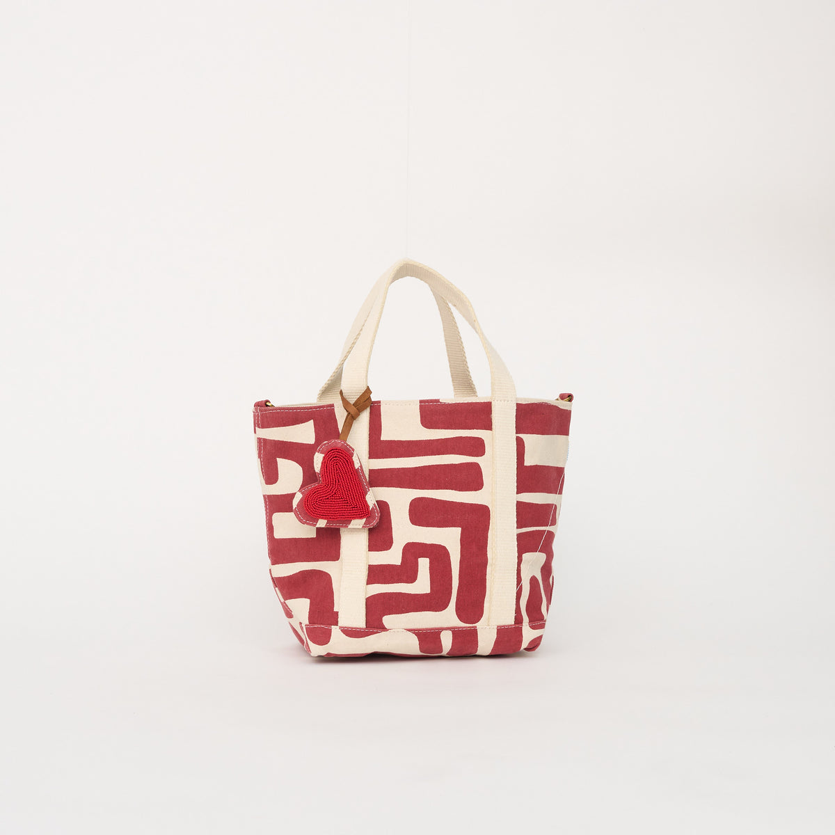 The Mini - Merlot Kuba with Beaded Heart Charm