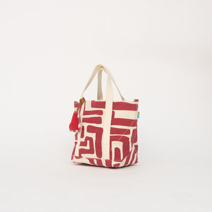 The Mini - Merlot Kuba with Beaded Heart Charm