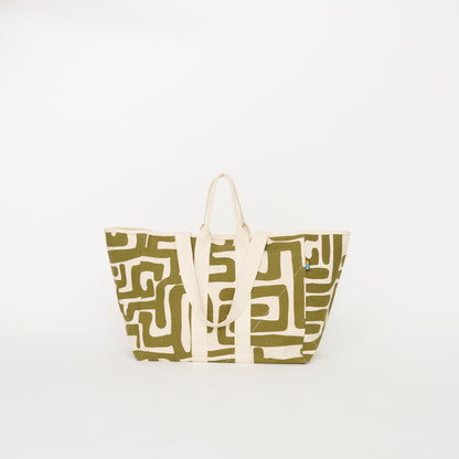 Utility Tote - Moss Kuba