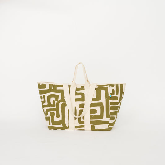 Utility Tote - Moss Kuba