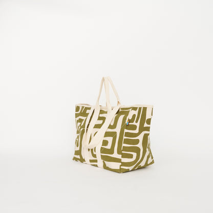 Utility Tote - Moss Kuba