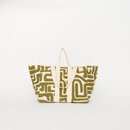 Utility Tote - Moss Kuba