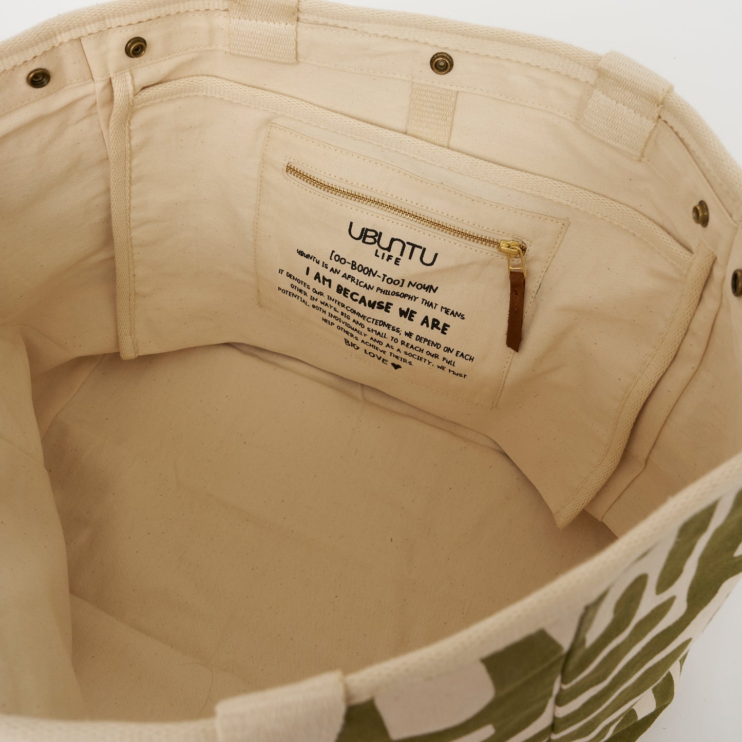 Utility Tote - Moss Kuba