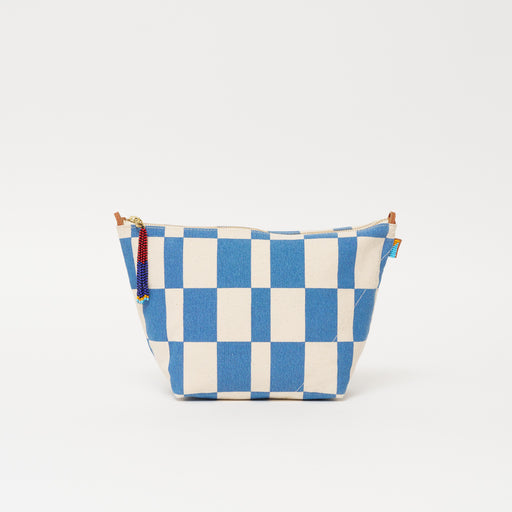 XLarge Convertible Pouch - Chambray Checker