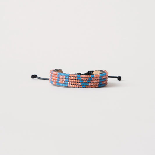 LOVE Bracelet - Pearl Peach/Sea Blue