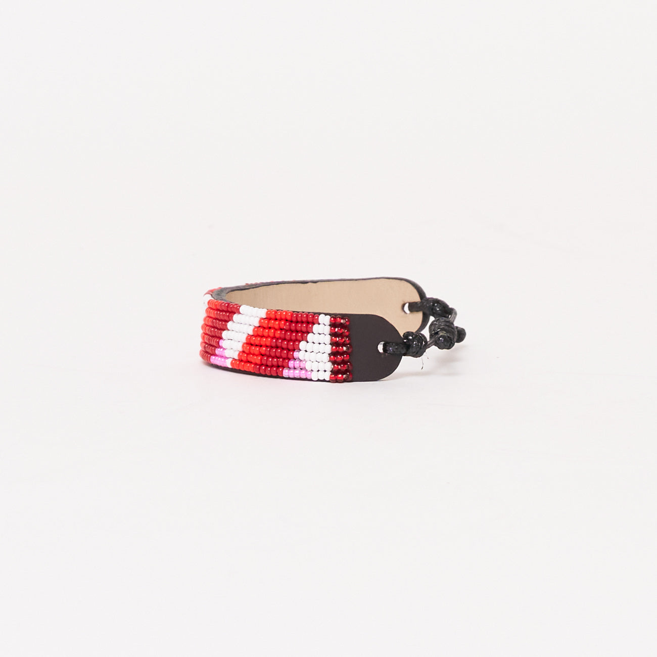 Mara Bracelet - Red Candy Stripe
