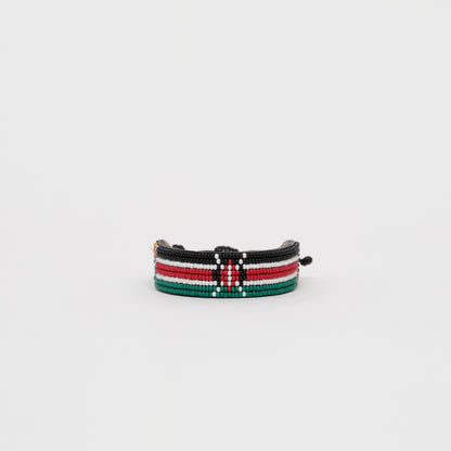 Kenyan Flag Bracelet