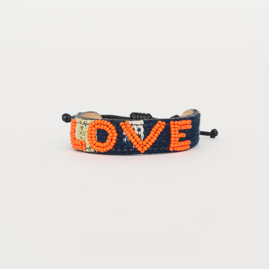 Mara Baule LOVE Bracelet - Orange