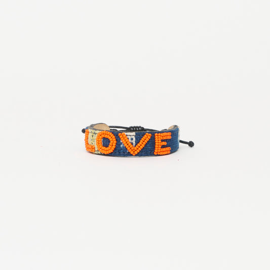 Mara Baule LOVE Bracelet - Orange