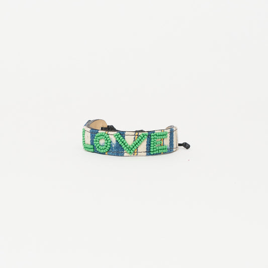 Mara Baule LOVE Bracelet - Apple Green