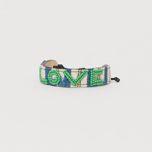 Mara Baule LOVE Bracelet - Apple Green