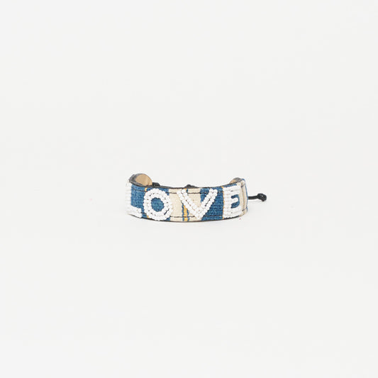 Mara Baule LOVE Bracelet - White