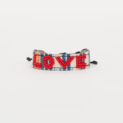 Mara Baule LOVE Bracelet - Red