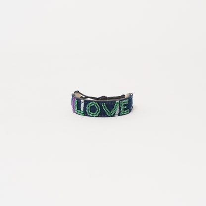 Mara Baule LOVE Bracelet - Evergreen