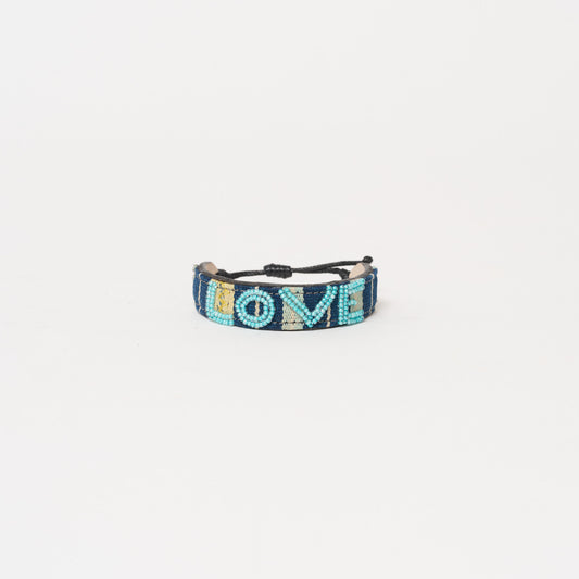 Mara Baule LOVE Bracelet - Marine