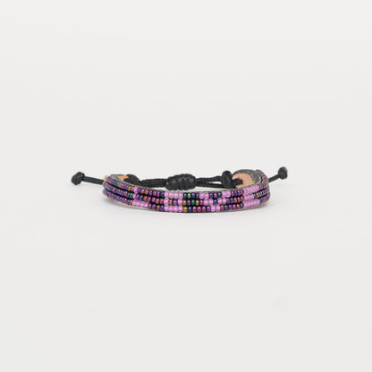 Skinny LOVE Bracelet - Amethyst/Purple