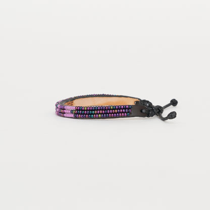 Skinny LOVE Bracelet - Amethyst/Purple