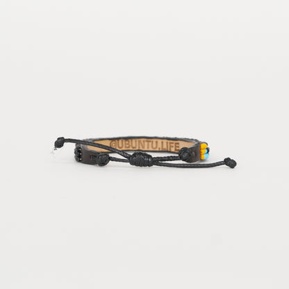 Skinny LOVE Bracelet - Black/Silver