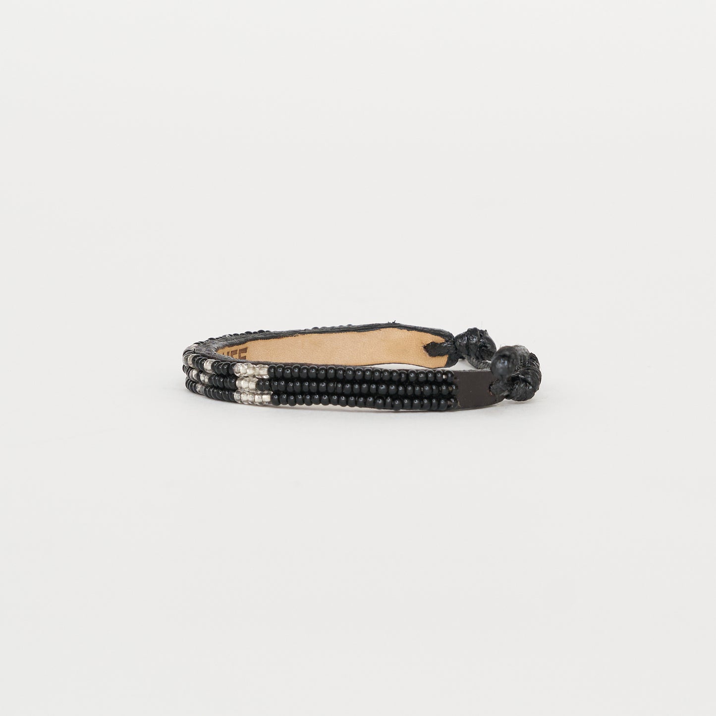 Skinny LOVE Bracelet - Black/Silver