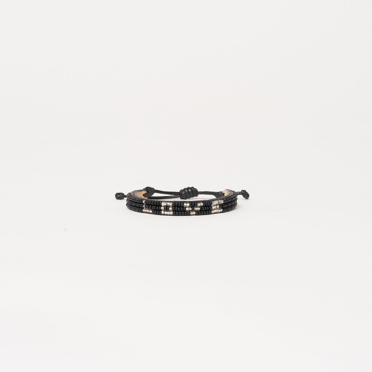 Skinny LOVE Bracelet - Black/Silver
