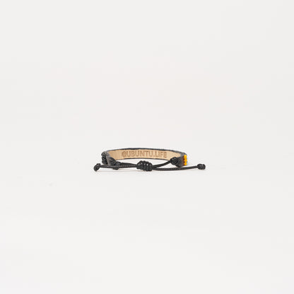 Skinny LOVE Bracelet - Black/Silver