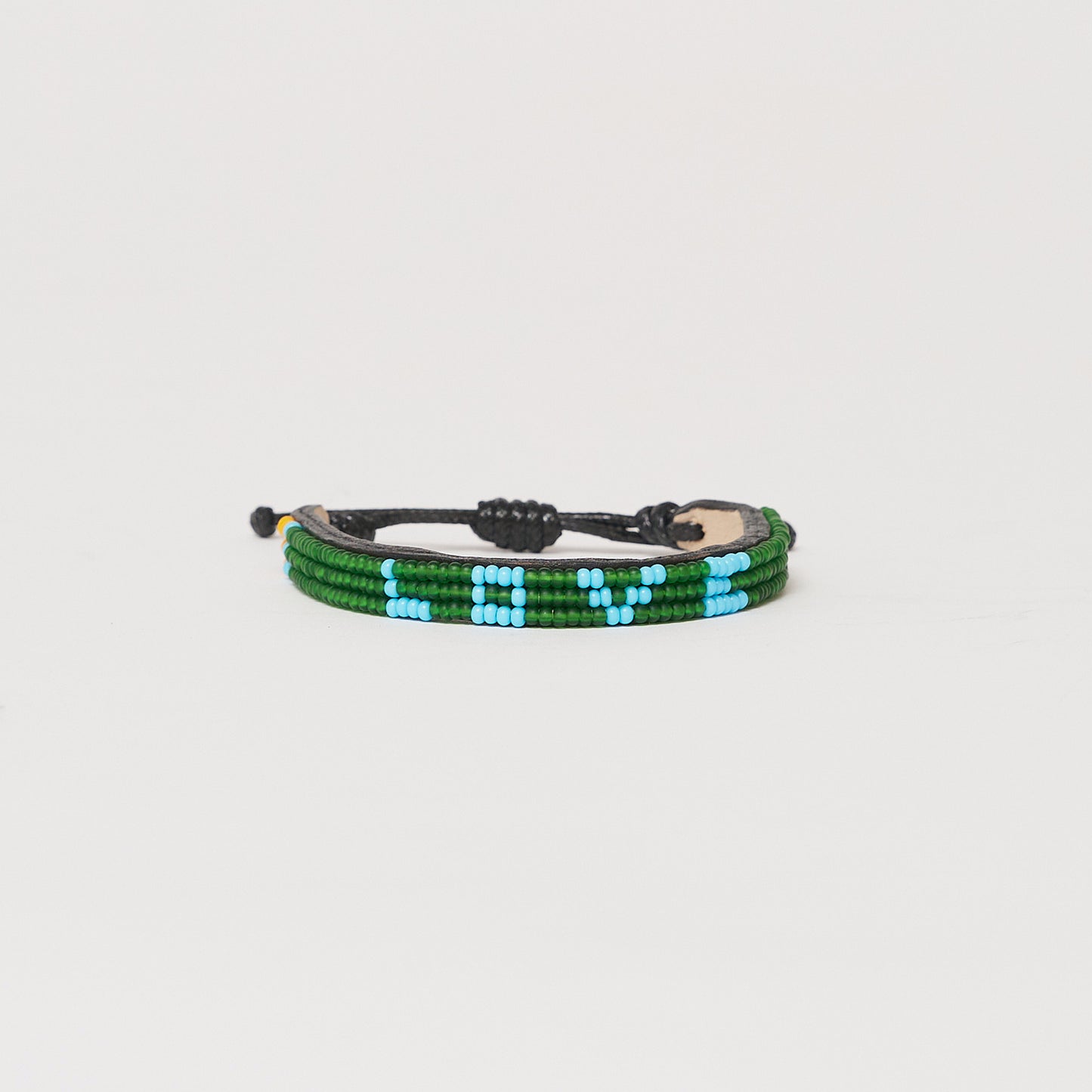 Skinny LOVE Bracelet - Green/Light Blue