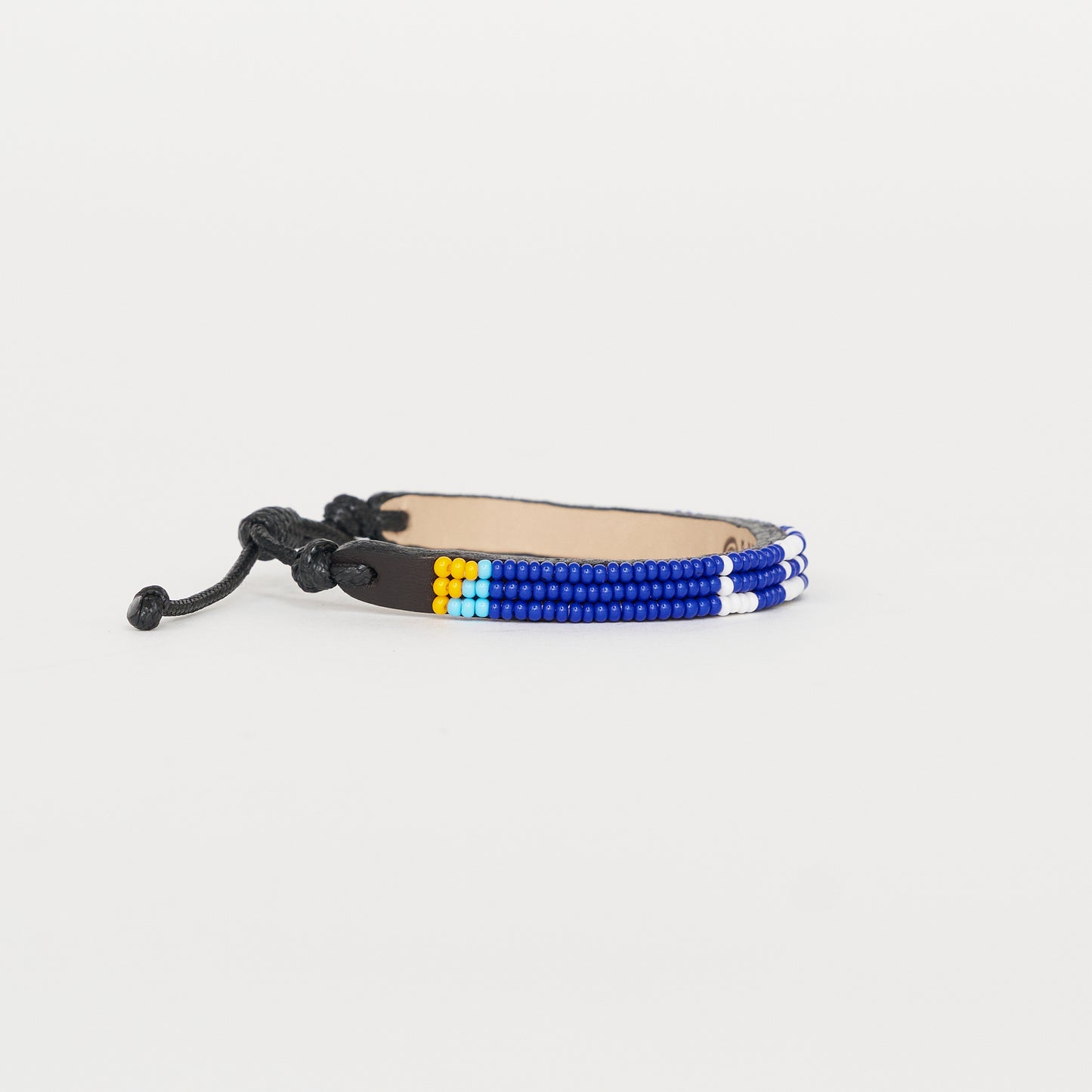Skinny LOVE Bracelet - Royal/White