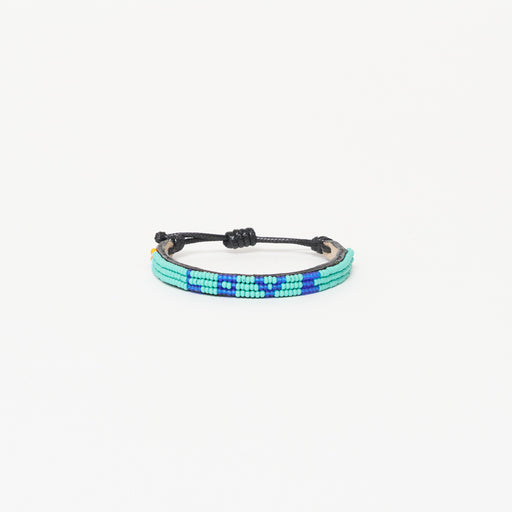 Skinny LOVE Bracelet - Turquoise/Clear Blue
