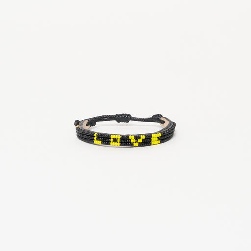 Skinny LOVE Bracelet - Black/Yellow